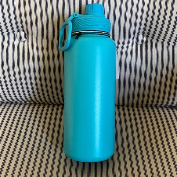 NWT Lululemon Back to Life Sport Bottle 32oz - Electric Turquoise - Picture 3 of 5